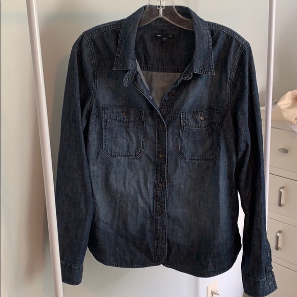 GAP Tops - Size large denim shirt from Gap